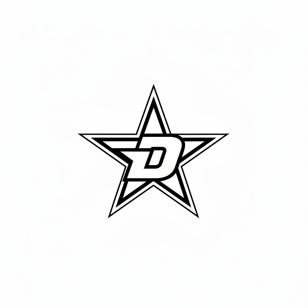 Dallas Stars logo coloring page coloring page