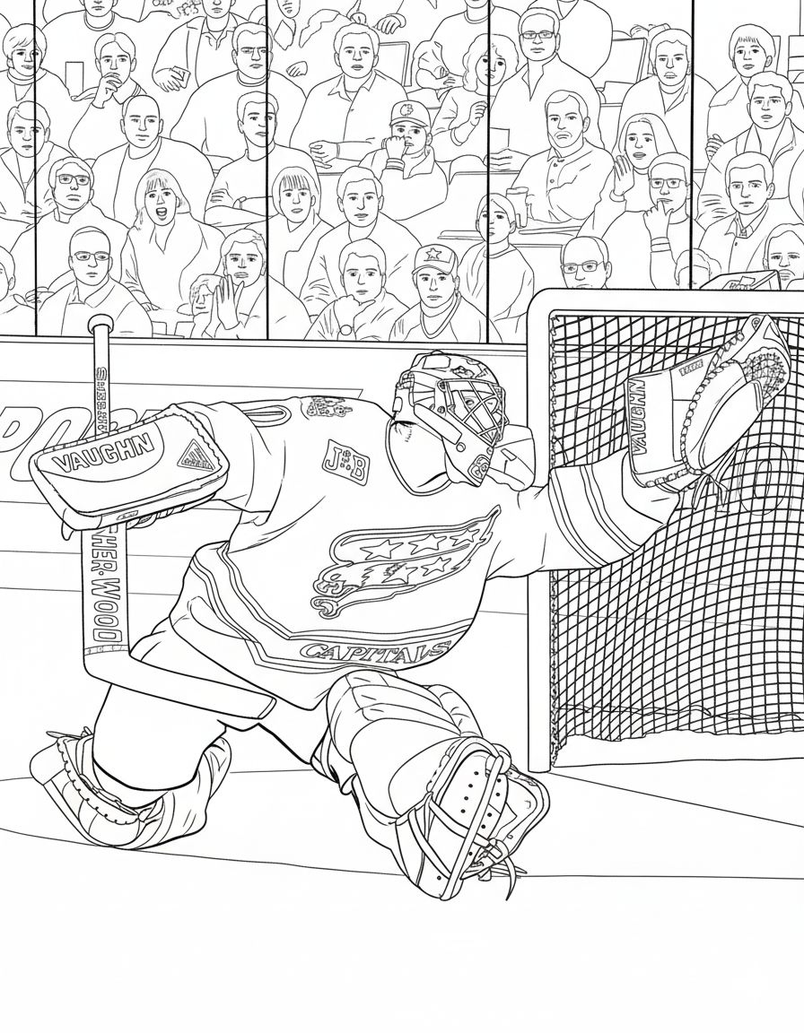 Hockey jersey coloring page coloring page