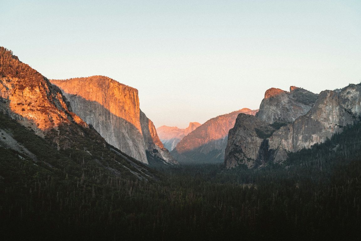 Yosemite at sunset